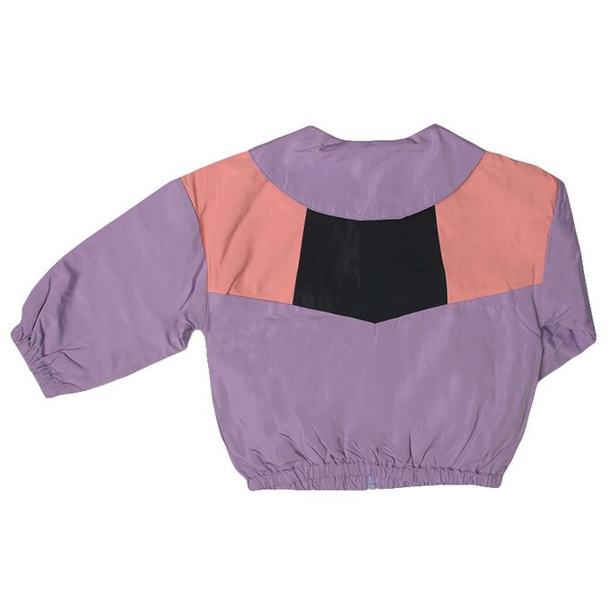 akachan honpo - 夾克外套-復古配色-紫色