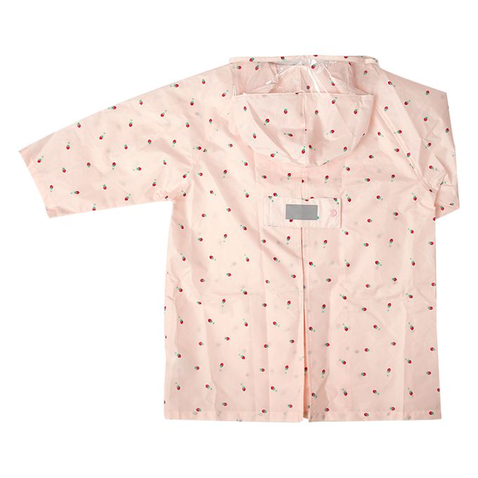 akachan honpo - 雨衣-水果-粉紅色