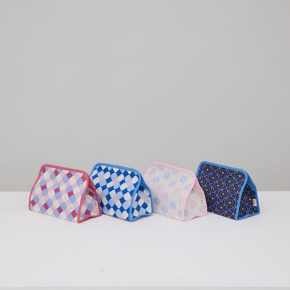 印花樂 inBlooom - 小屋面紙套-玻璃海棠2號-霧花粉 (23.5 x 17.5 x 11 cm)