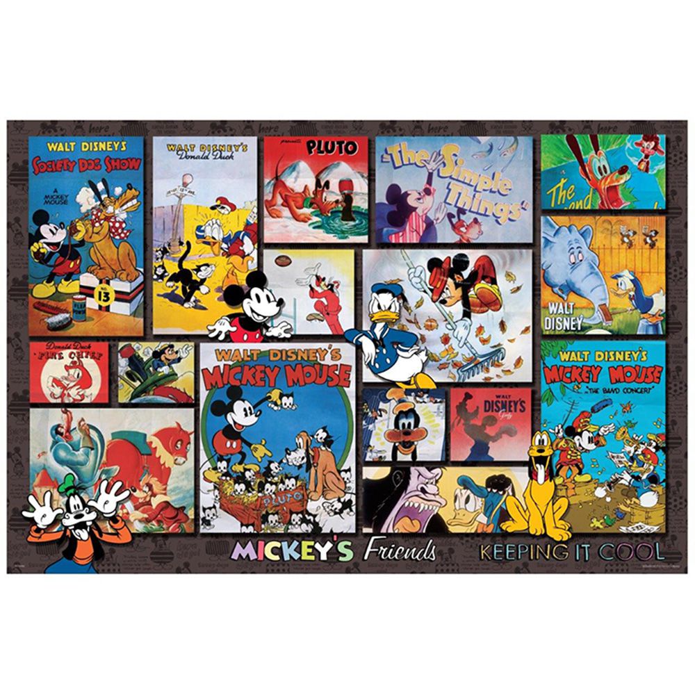 Mickey Mouse&Friends[典藏海報系列]米奇與好朋友(2)拼圖1000片