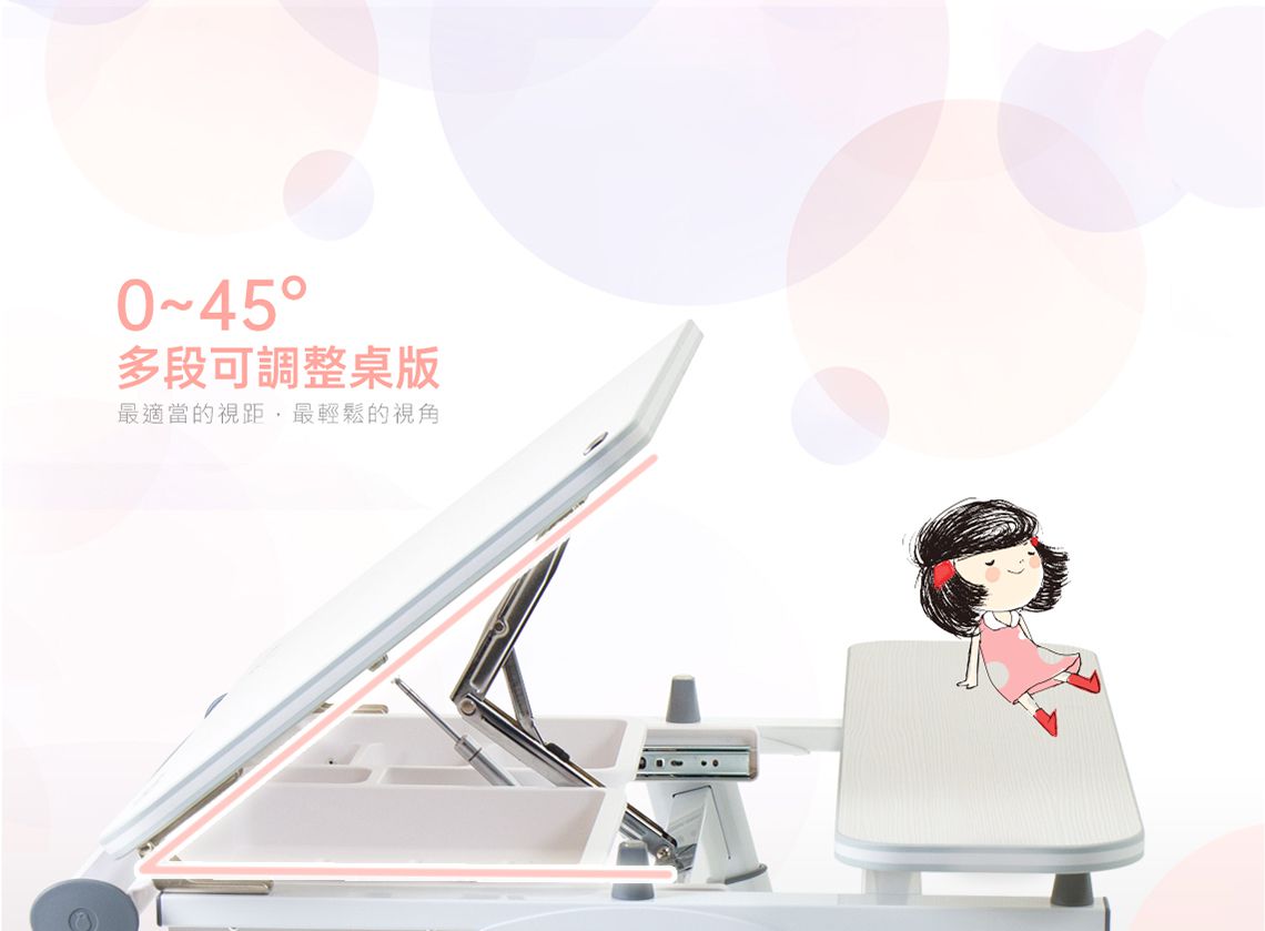 大將作 kid2youth - M2+XXS 兒童成長桌-雪杉/白-二型/桌寬80cm