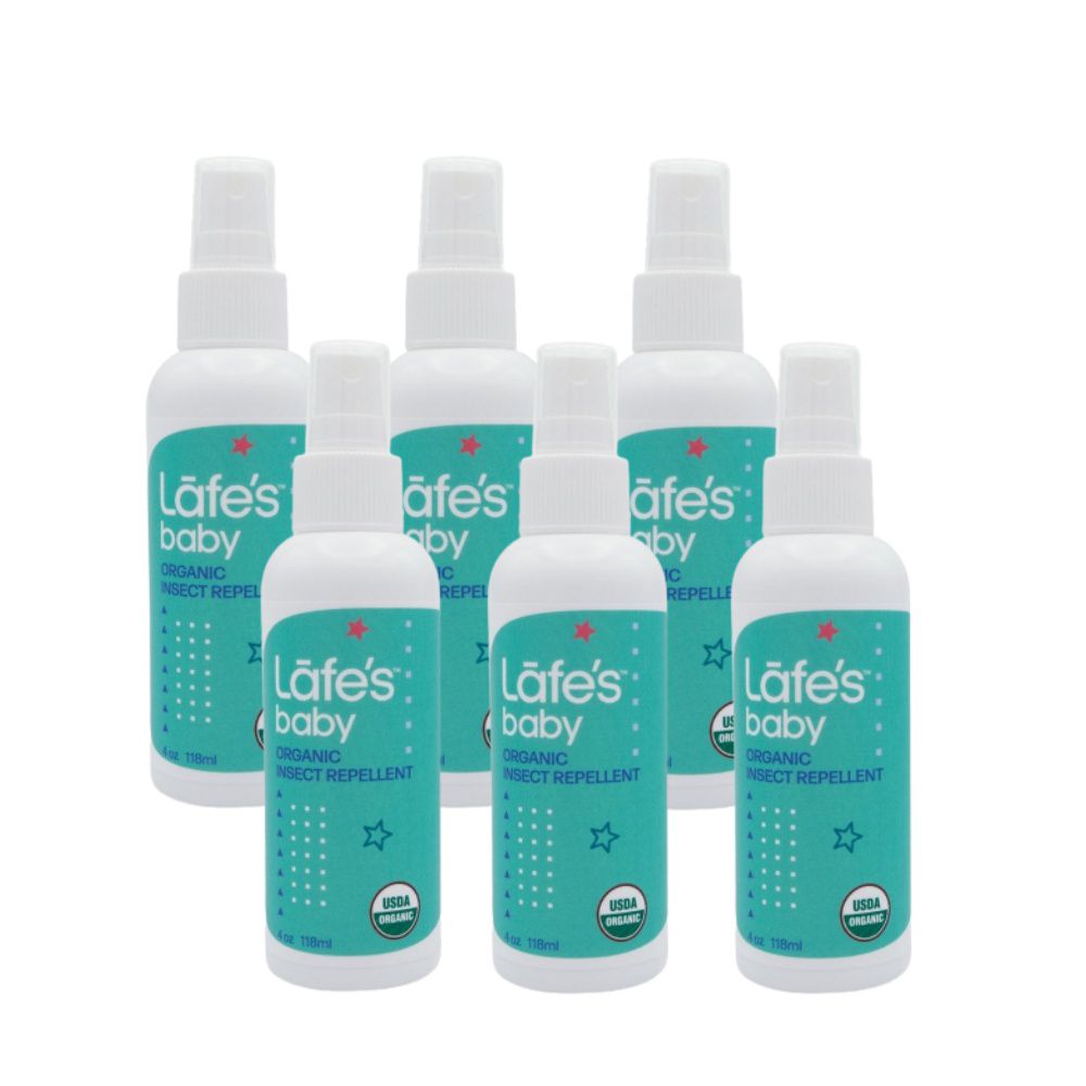 美國 Lafe's organic - 有機嬰兒防蚊液-118ml*6入
