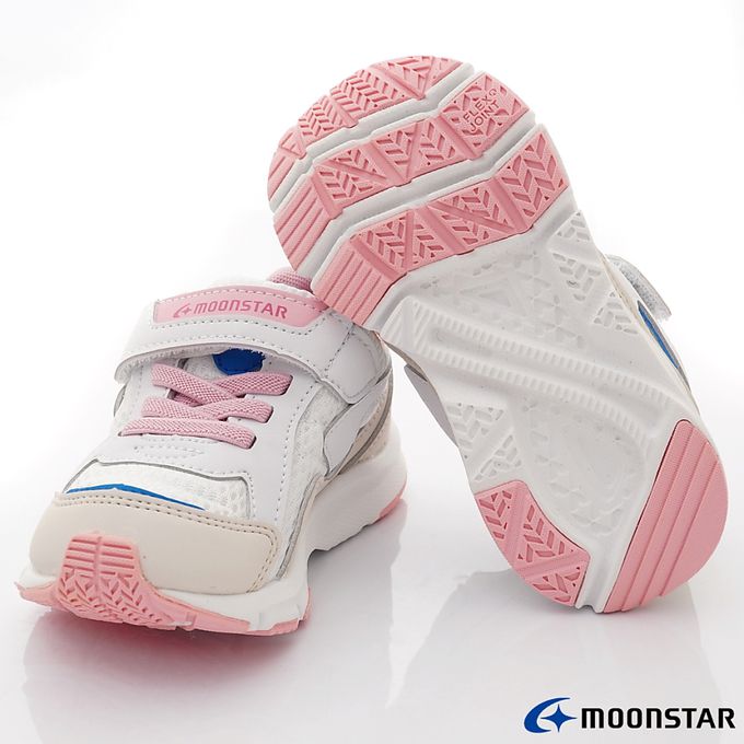 Moonstar日本月星 - 運動系列機能童鞋-MSCNC26884白粉(中大童)-運動鞋-白粉