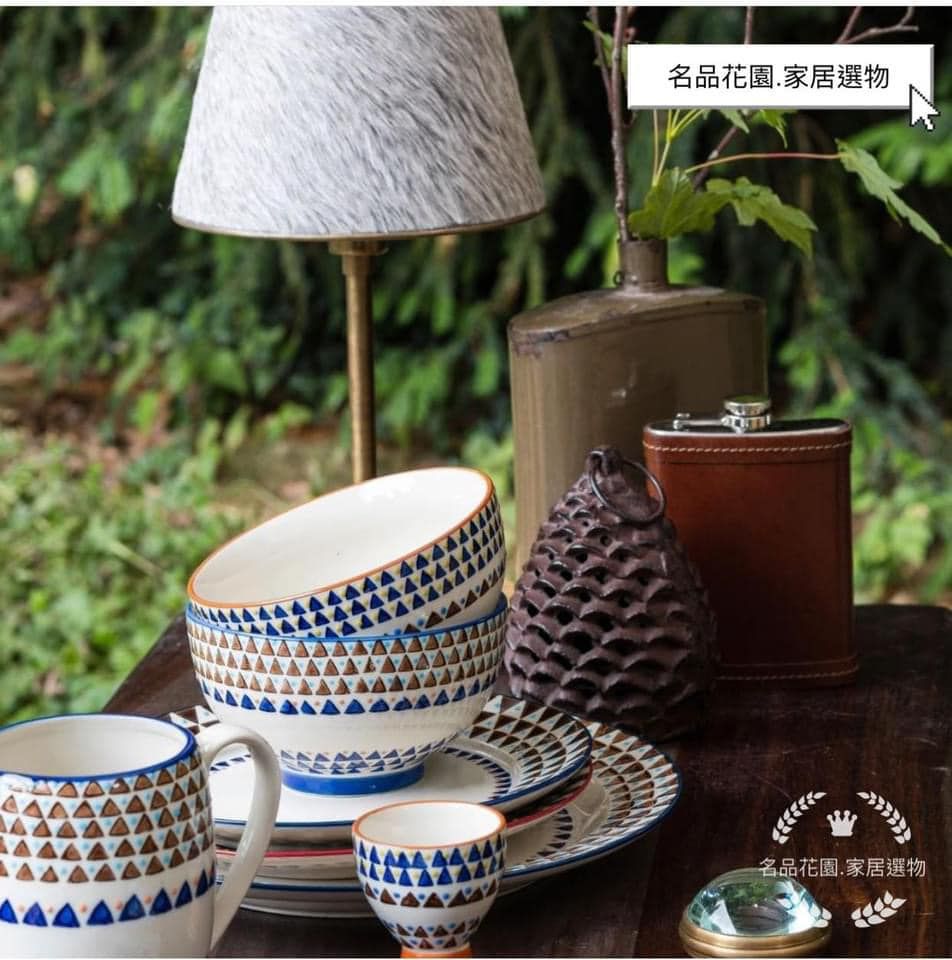 法國 Chehoma - 點繪幾合-中碗 (直徑13.5cmx高7.5cm)-6入