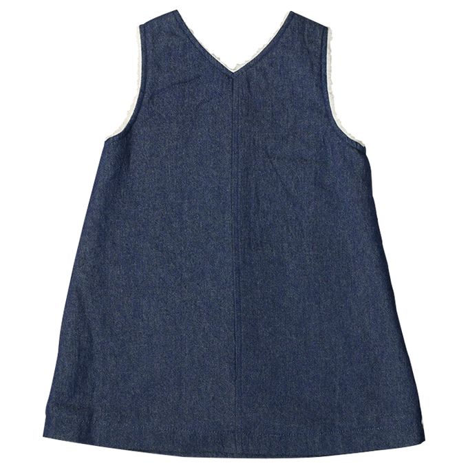 akachan honpo - 背心裙-內裡刷毛-深藍色