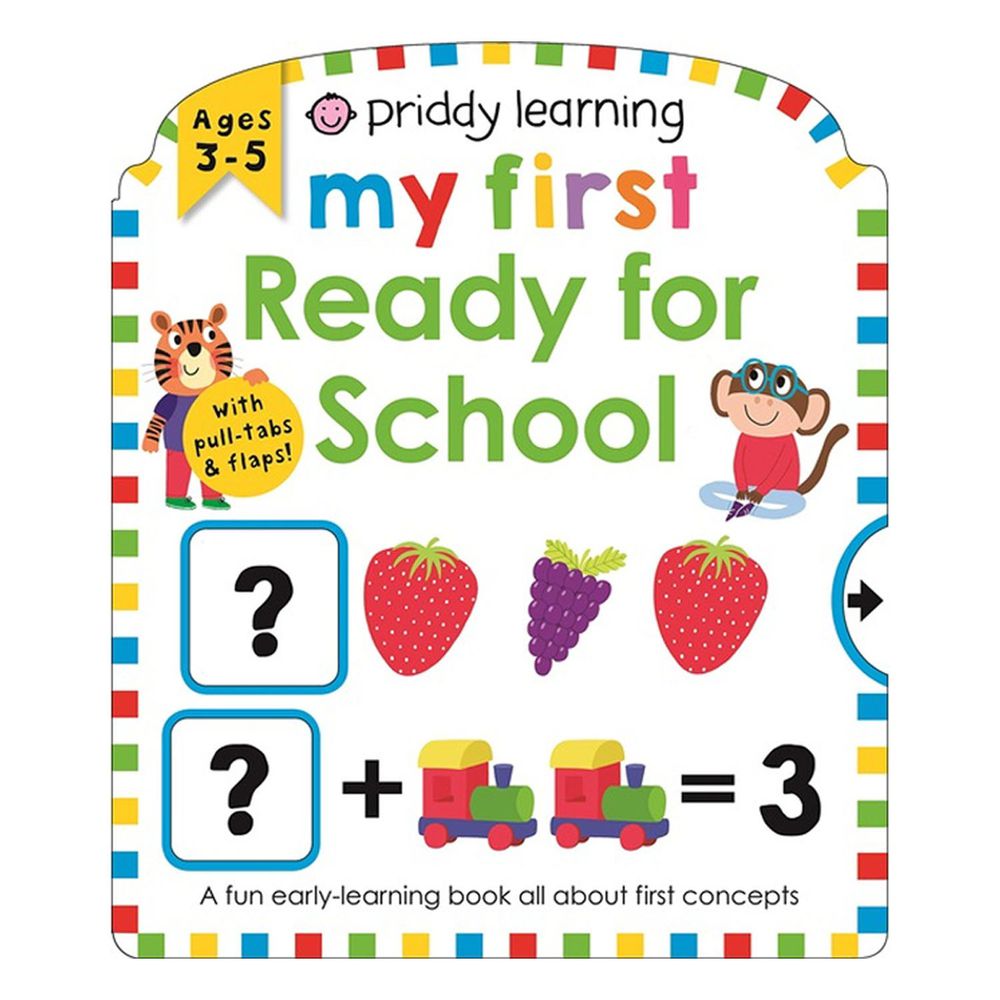Priddy Learning: My First Ready for School 我的第一本學前學習書 (厚頁書)