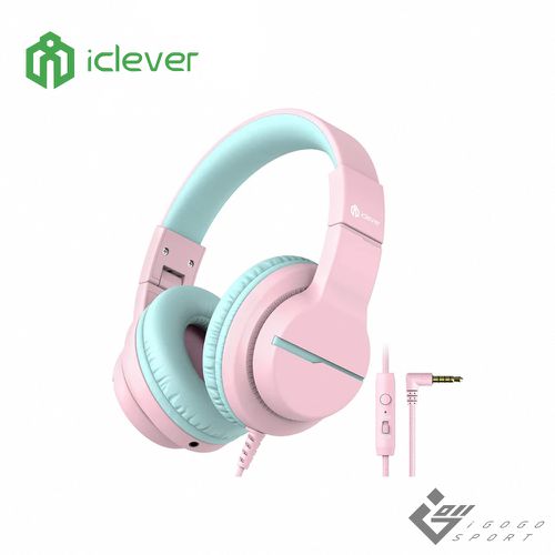 iClever - HS19 兒童耳機-粉紅色