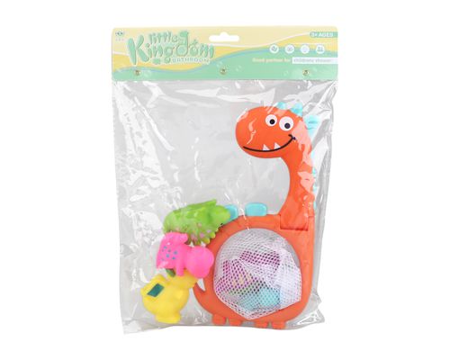 撈魚遊戲組-恐龍撈網5入組-顏色隨機