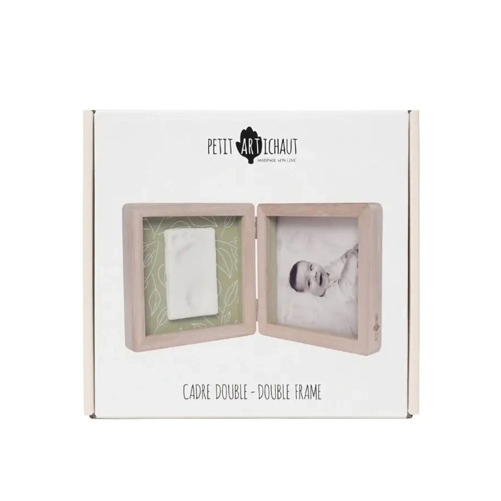 手腳印DIY相框組-雙框/橄欖葉