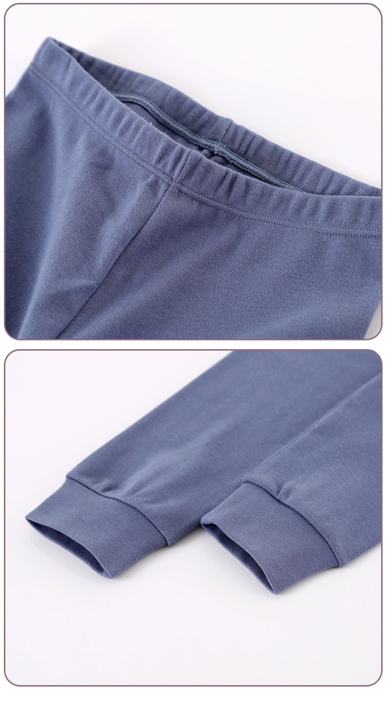 MAMDADKIDS - 純棉長袖家居服套裝-太空人-藍色+深藍色-縮褲口