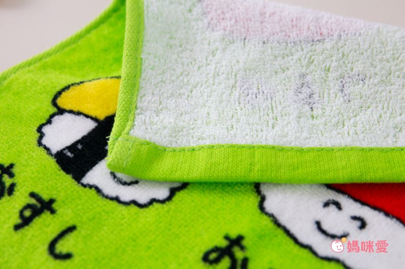 日本 OKUTANI - 童趣插畫方巾/手帕-恐龍-粉橘