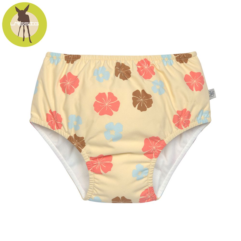 嬰幼兒抗UV游泳尿布褲-扶桑花