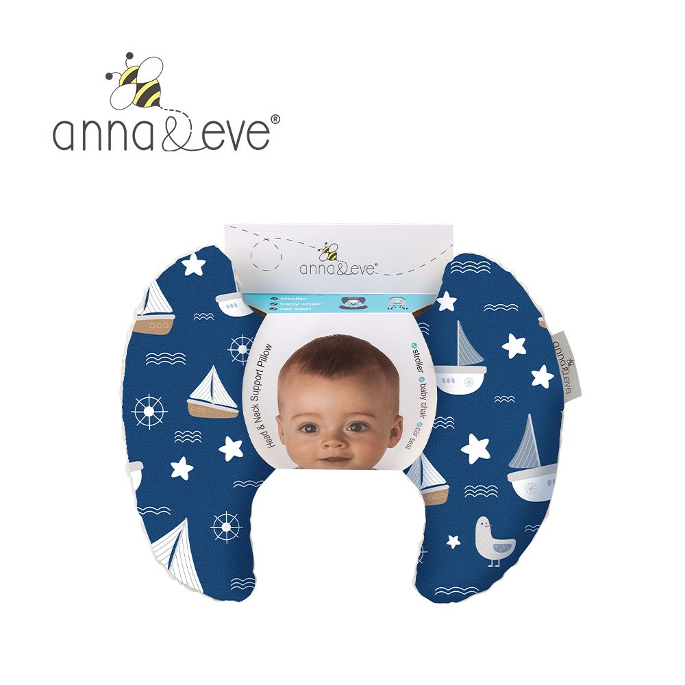 美國 嬰幼兒頭頸支撐保護枕-海鷗船長