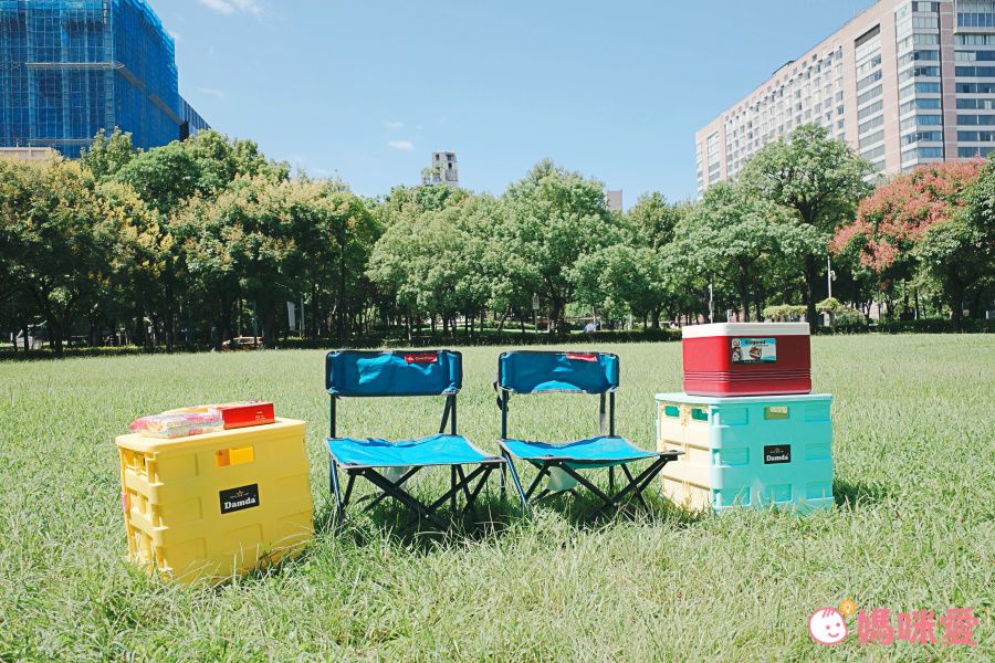 韓國 Damda - 購物車-57L/承重30kg-天藍+黃-42X36.5x40cm