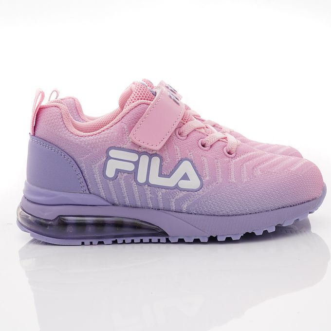 FILA - 氣墊慢跑運動鞋-3-J402X-951粉紫(中大童段)-運動鞋-粉紫