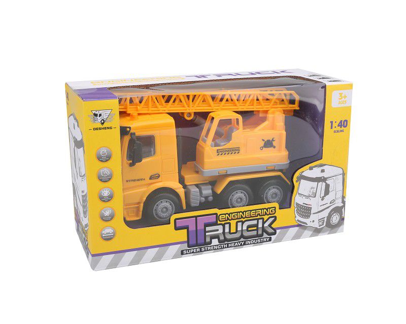 樂彩森林 - 【超值獨家優惠】1:40磨輪車系列-環保垃圾車 + 1:40磨輪車系列-工程雲梯車