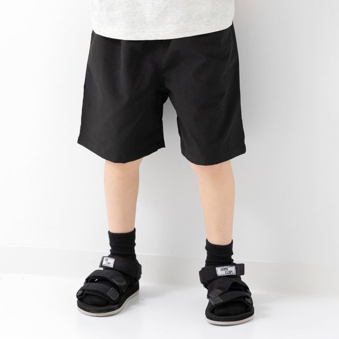 日本 Chil2 - 舒適耐穿簡約風休閒短褲-藍