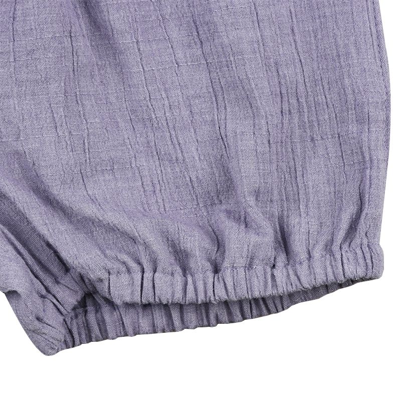 akachan honpo - 短褲-柔軟楊柳布-紫色