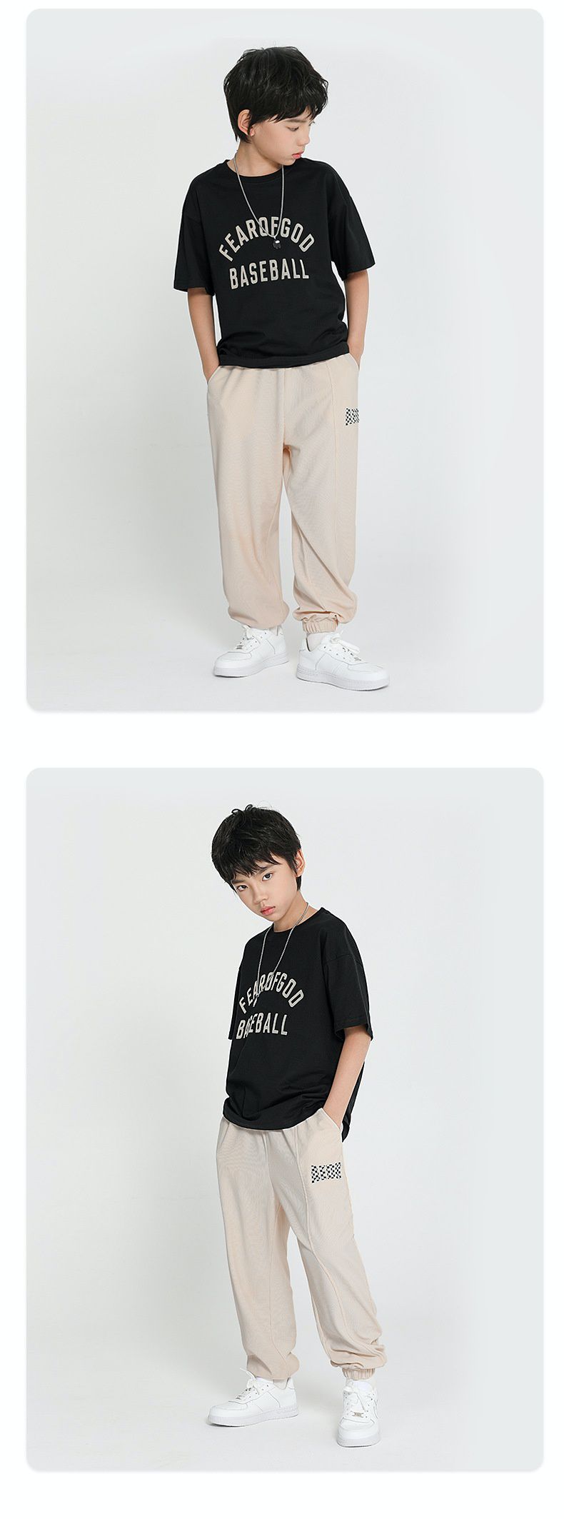 休閒運動束口長褲-灰色