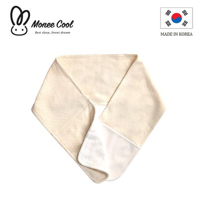 韓國 monee - monee cool 舒眠兔兔安撫枕 / 靜音綁帶-米色 (靜音綁帶)-0.1kg