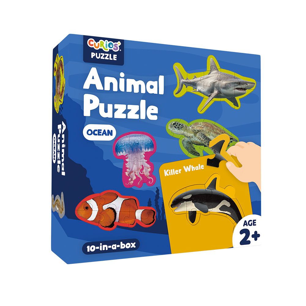 幼兒配對進階拼圖系列-海洋生物(10款)