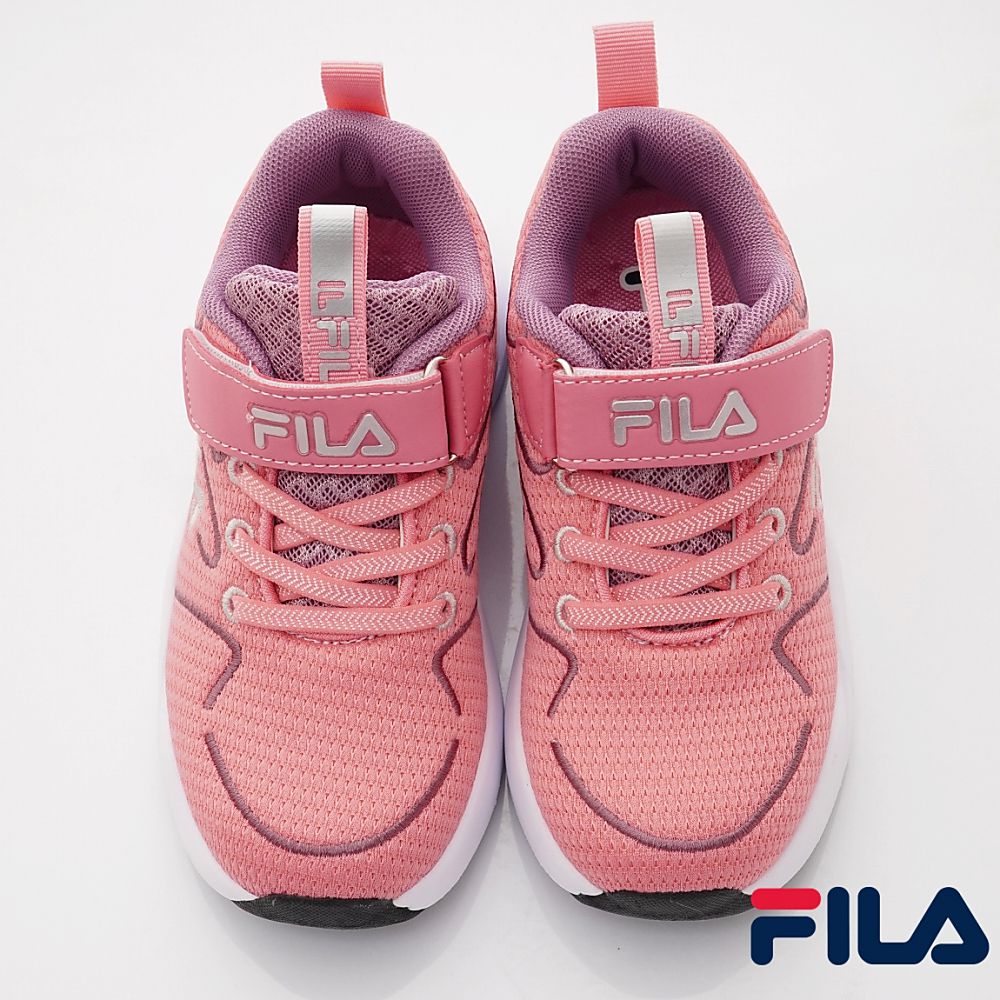 FILA - 輕量慢跑鞋款(中小童段)-運動鞋-粉