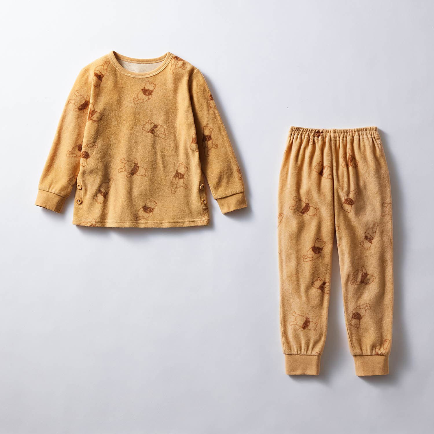 日本千趣會 - 迪士尼 角色印花抓絨家居服/睡衣-米妮-薄荷