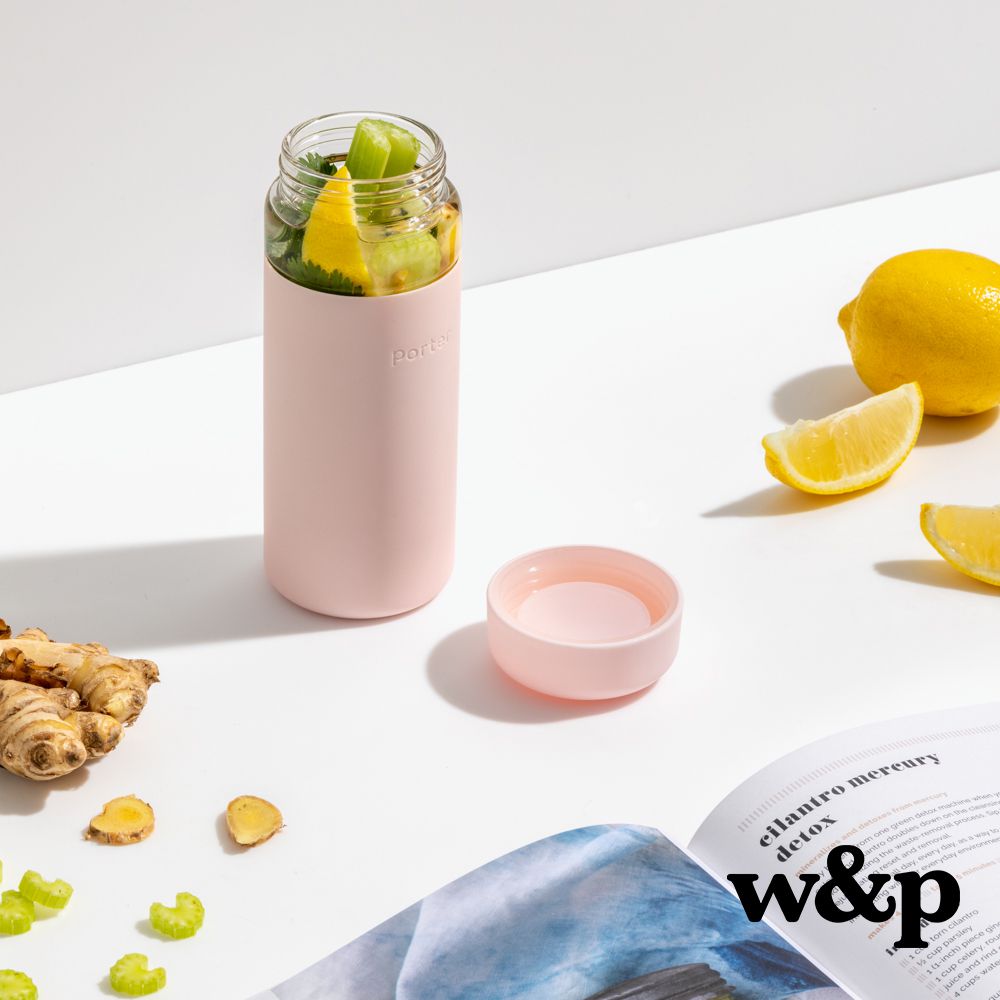 美國 W&P - 簡約寬口玻璃瓶-薄荷綠-16oz/480ml