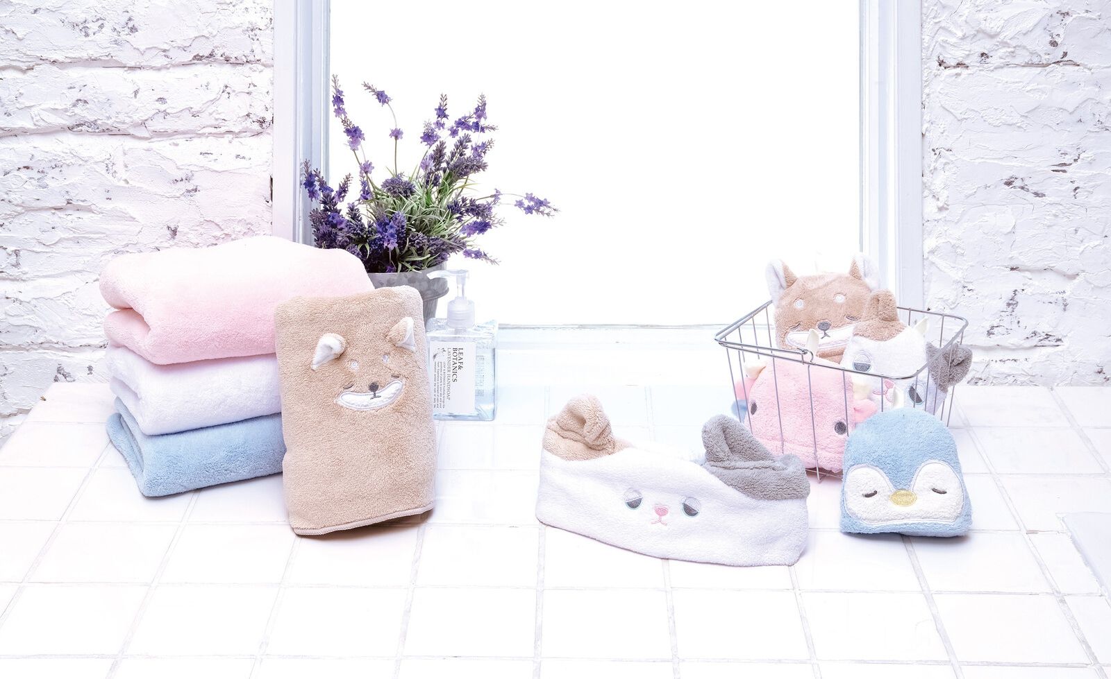 日本 LIV HEART - 5倍吸水力蓬鬆柔軟 長毛巾-柴犬-咖 (40x100cm)