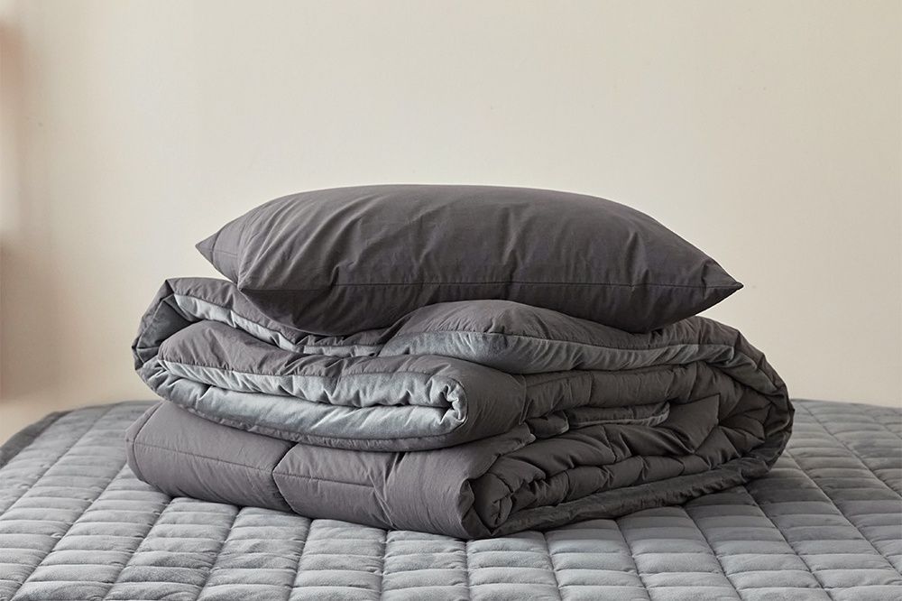 韓國 Maatila - 可水洗刷毛高密度60支棉棉被-芝麻拿鐵