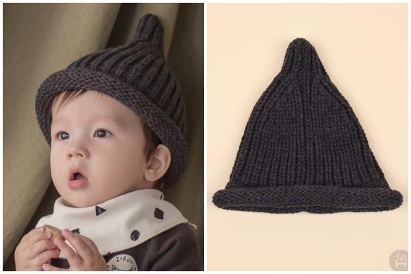 韓國 Happy Prince - 尖頭針織毛線帽-紅 (Free)