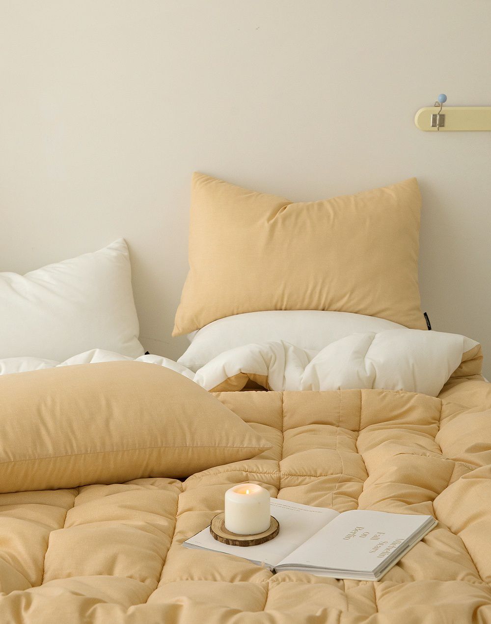 韓國 Maatila - 可水洗超細纖維棉花糖棉被-香橙蒟蒻