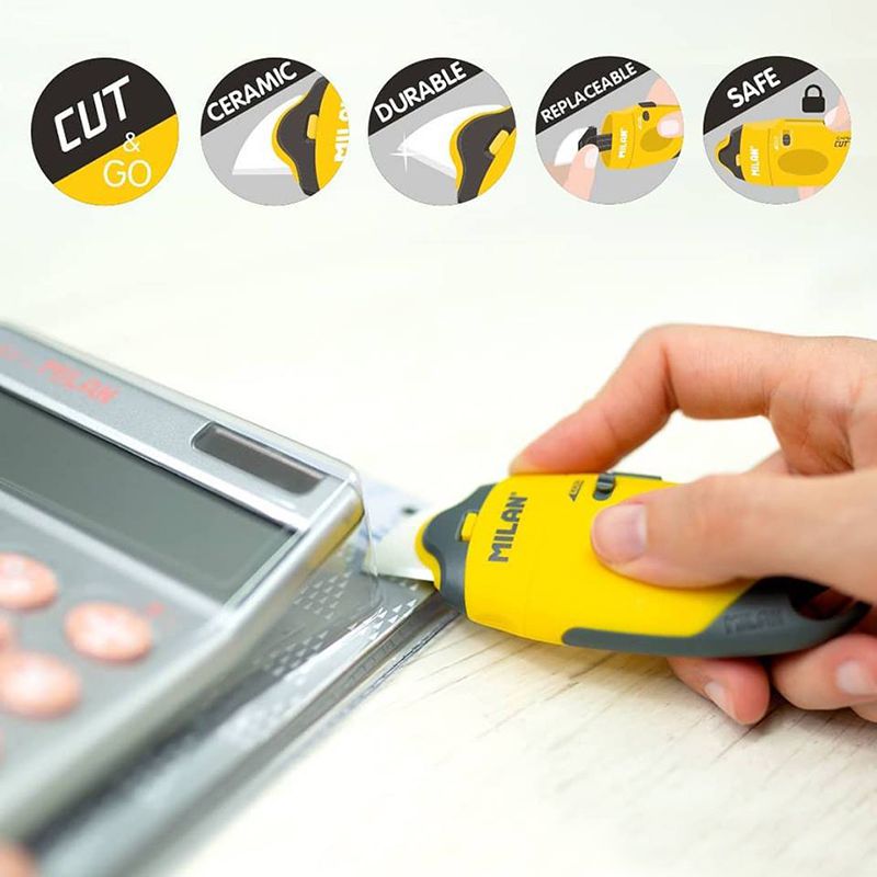 MILAN - 安全隨行陶瓷美工刀_紅色