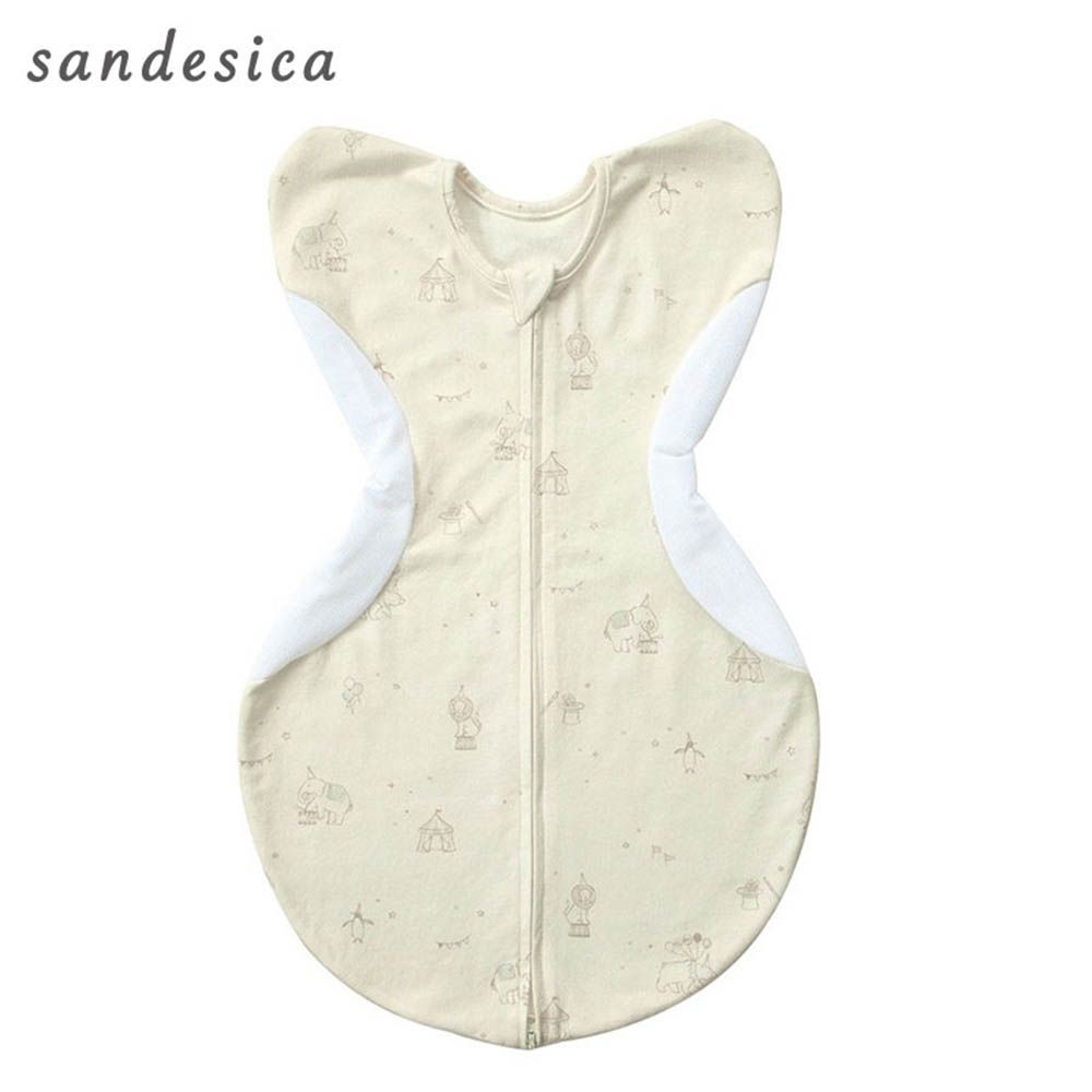 HUG BELLY蝶型包巾-奶油色 (S)