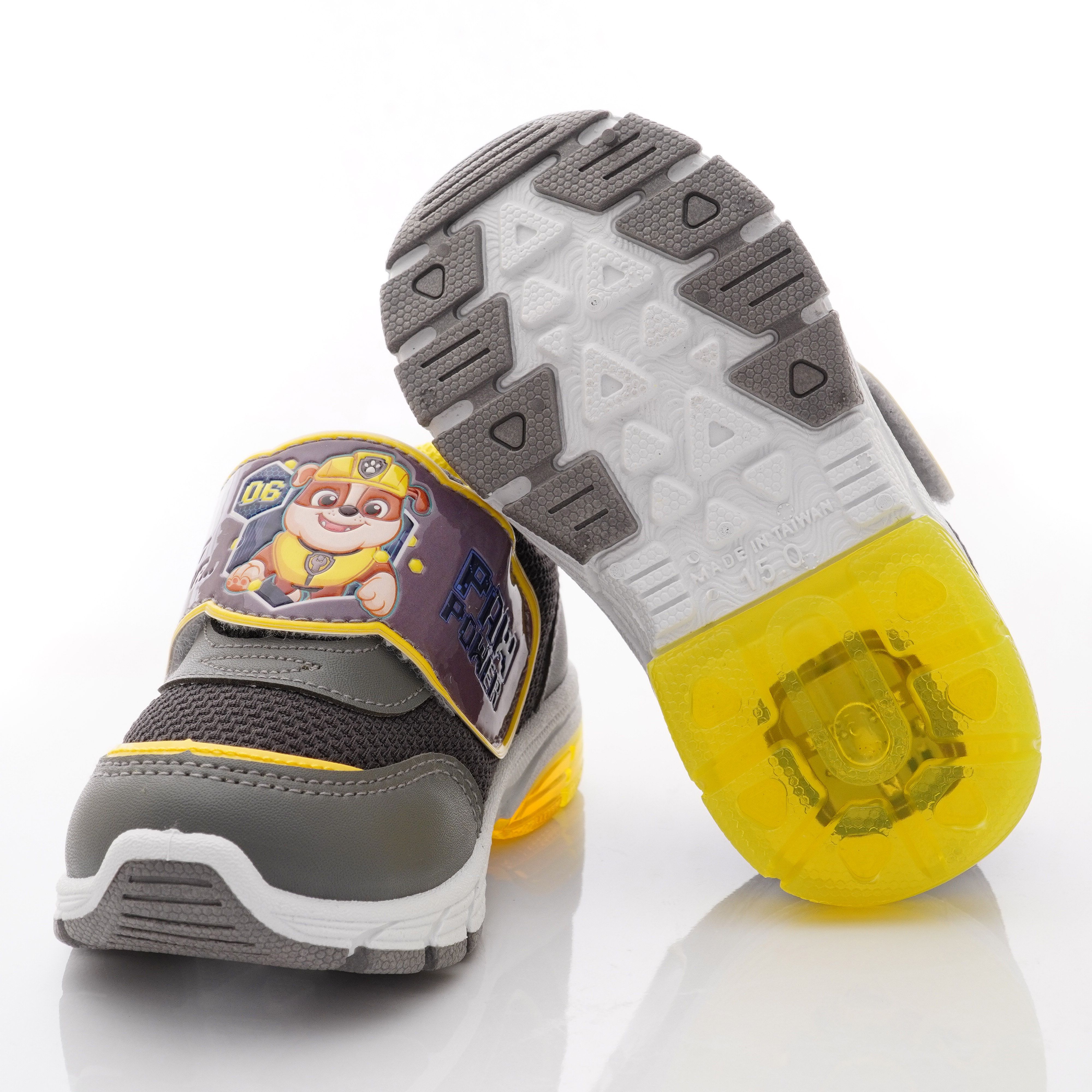汪汪隊立大功 - 卡通童鞋-小礫電燈運動鞋款(中小童段)-灰