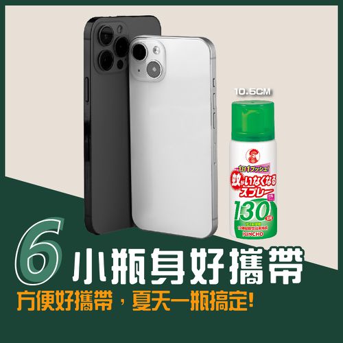 噴一下12hr空間防蚊蠅噴霧劑-130回無香料