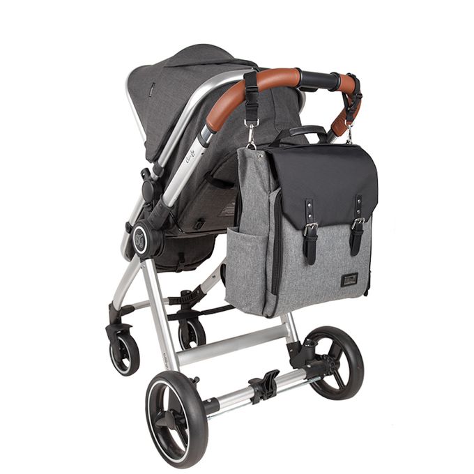 Heine 海恩 - 大尺碼媽媽後背包 歐美版型媽媽包 (WIN-HD06B)-黑灰