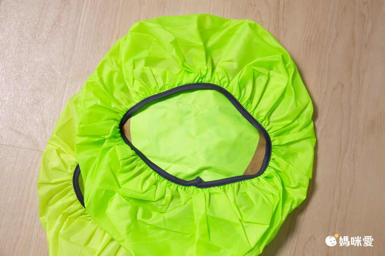 書包防水保護罩/防雨套(附收納袋)-限速30-螢光綠 (35L以下適用)