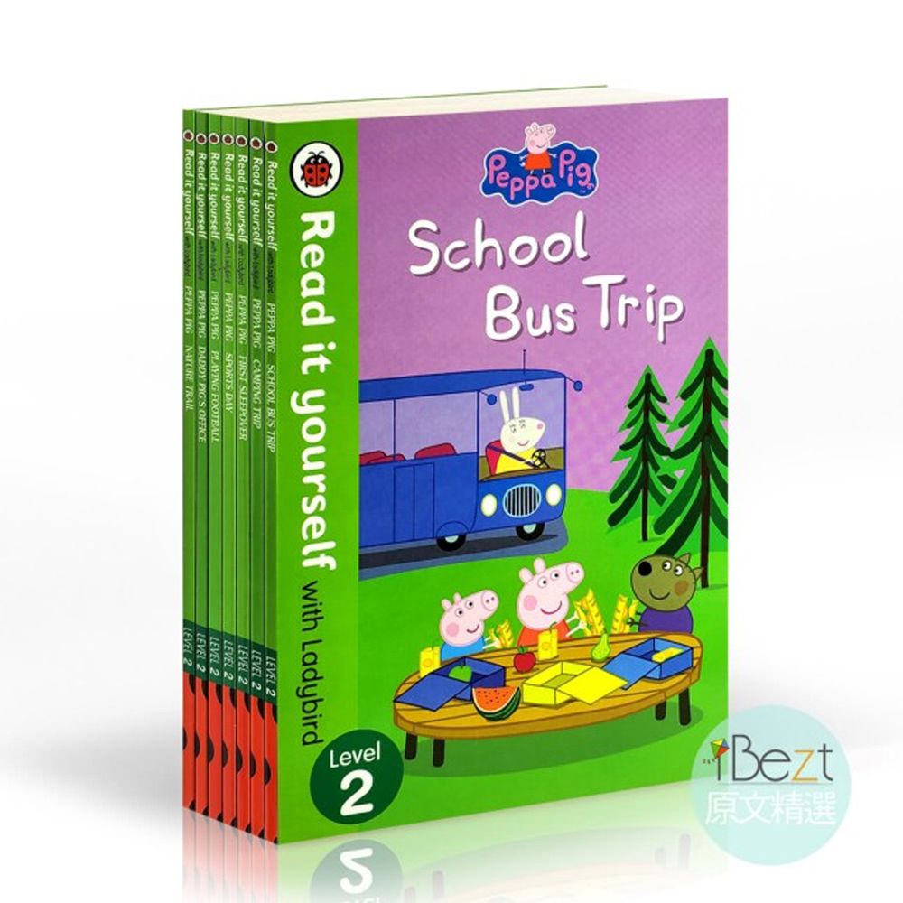 英國 - Peppa Pig Read It Yourself with Ladybird Level 2故事讀本 (7 Books Set)