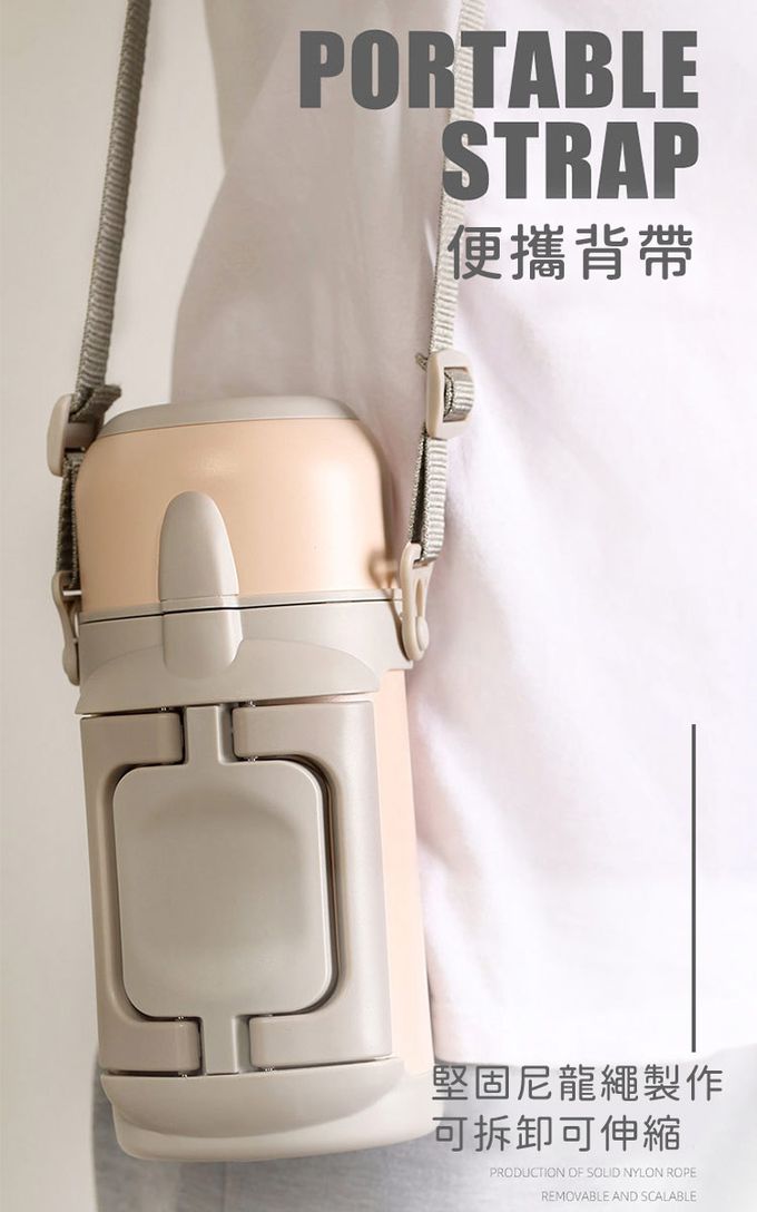 日本 FOREVER - 可攜帶戶外用不鏽鋼保溫壺1.0L