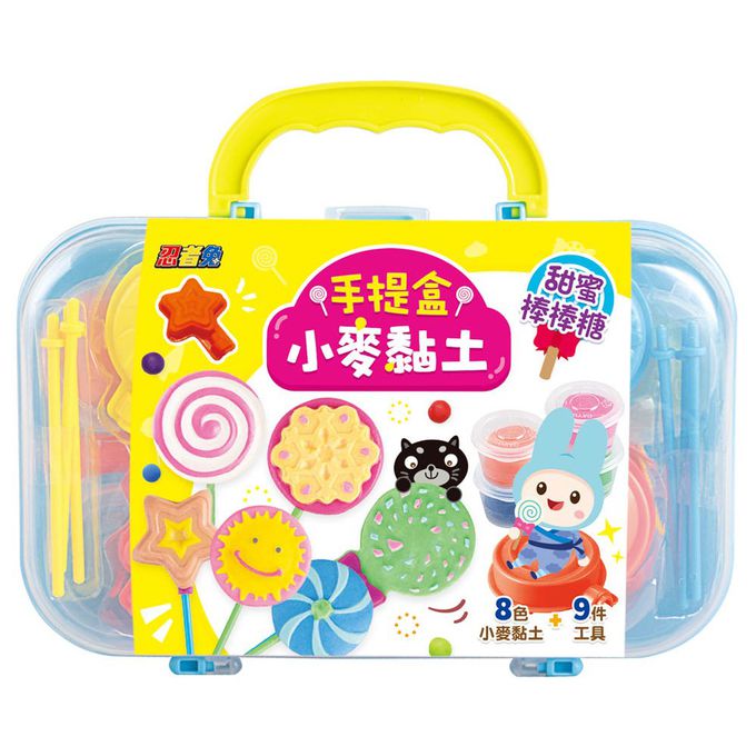幼福文化 - 忍者兔手提盒小麥黏土：甜蜜棒棒糖