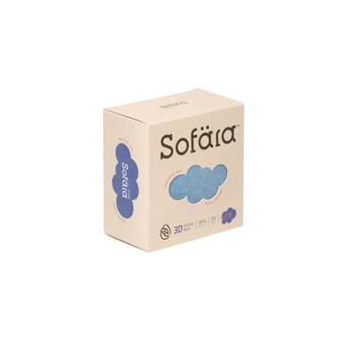 舒芙氧Sofära - 嬰兒3D空氣口罩-海灣藍款-0-18個月適用-30入/盒