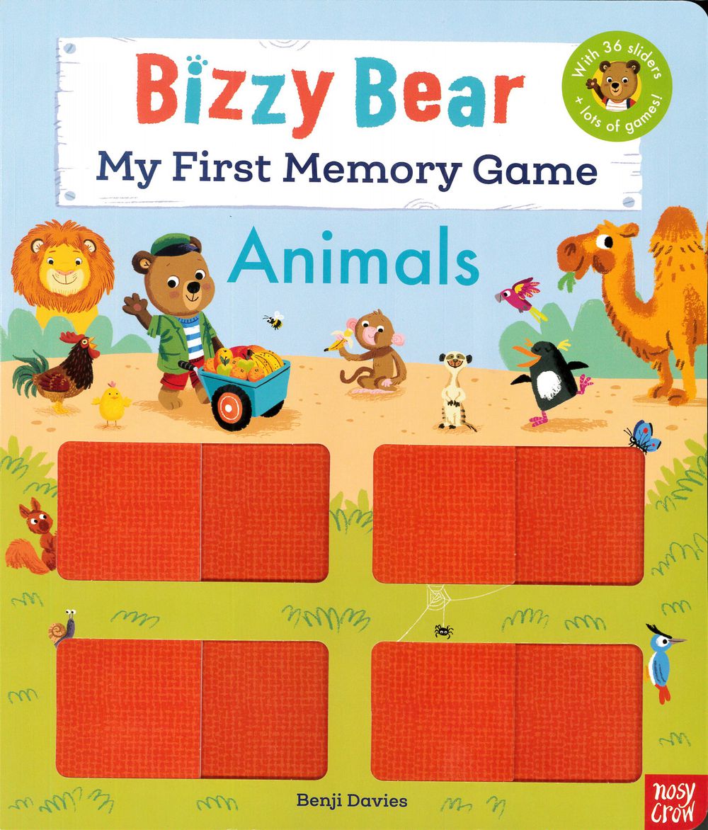 Bizzy Bear My First Memory Game: Animals (with 36 Sliders)