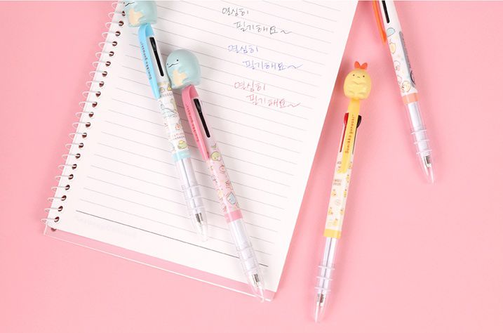 韓國代購 - 角落生物三色原子筆-隨機款式