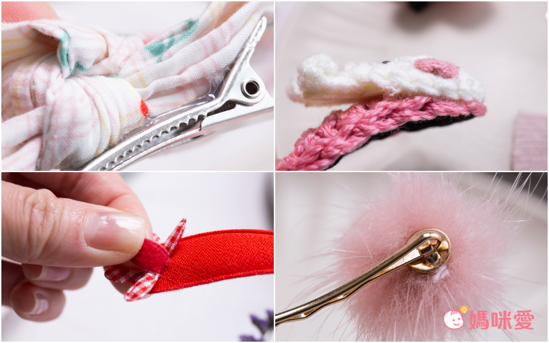 韓國 Chenny Bong Bong - (顏色隨機)迷你蝴蝶結小抓夾-9入組