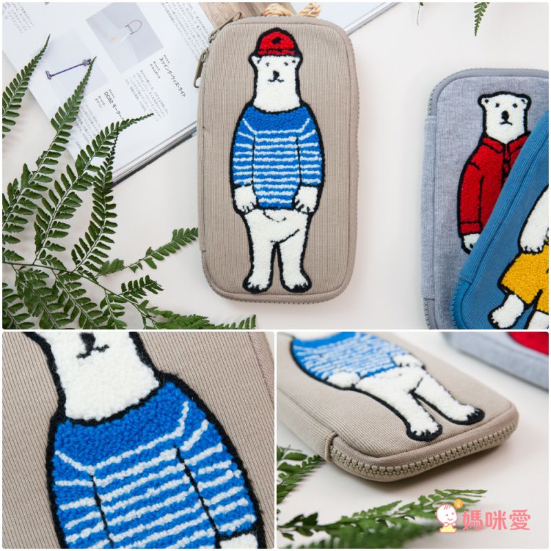 日本大人気！ Beiiows x Disney 迪士尼化妝包｜POLAR BEAR多功能收納包