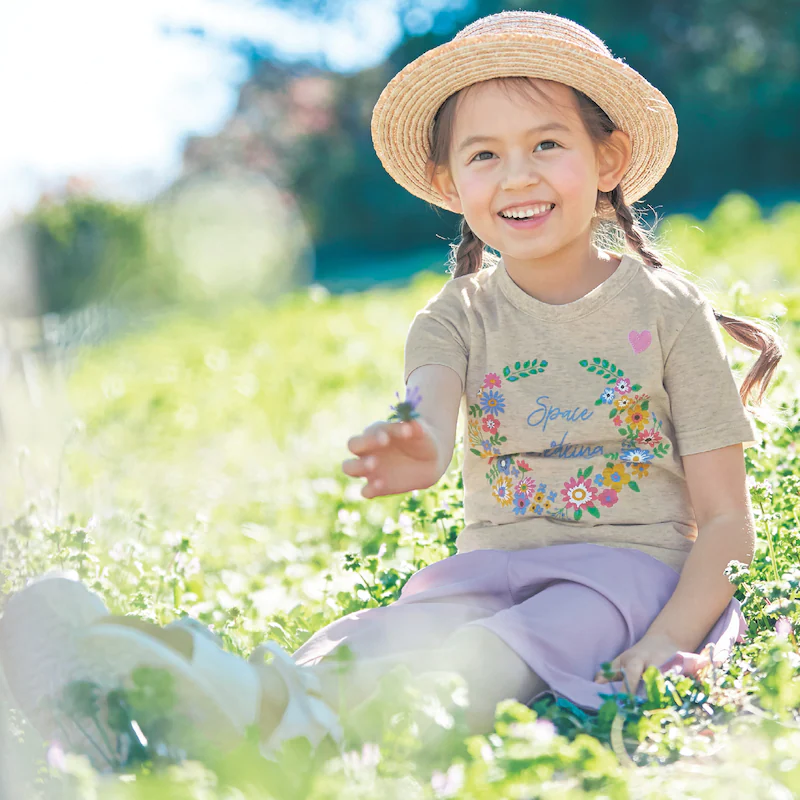 日本千趣會 - GITA 天竺棉印花短T-櫻桃星星蛋糕-藍