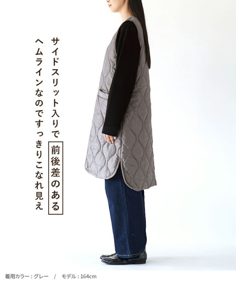 日本 zootie - SunnyHeat 防潑水蓄熱保暖長版背心-黑