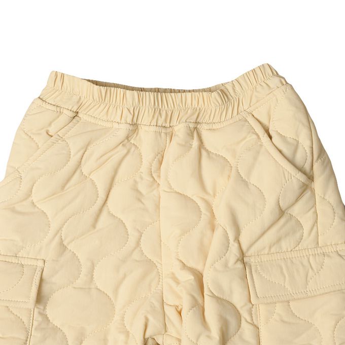 akachan honpo - 長褲-尼龍塔夫綢布鋪棉-淺卡其色