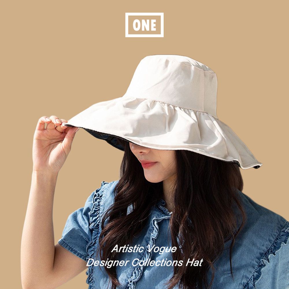 Pure One - 韓版時尚 黑膠防紫外線 遮陽帽 多款任選 C824